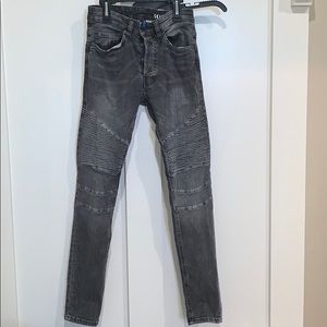 Men’s H&M skinny moto jeans